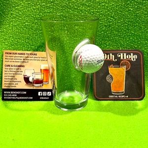 Titleist Golfball 16oz Pint Glass NWT by Benshot